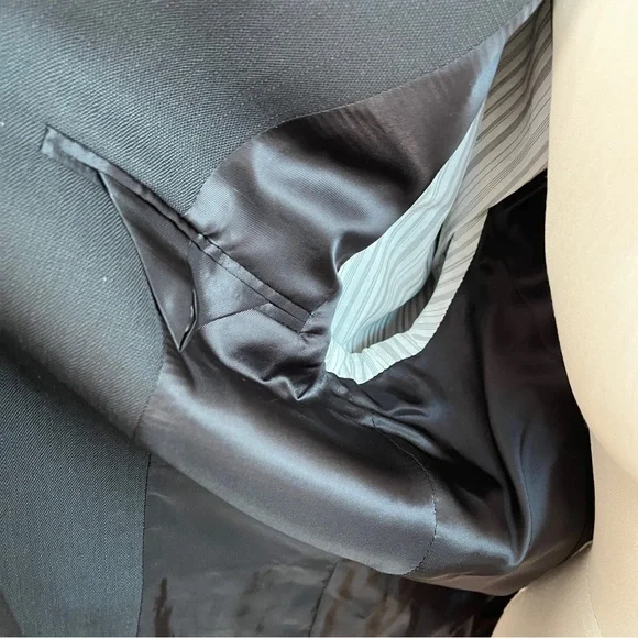 ACNE STUDIOS Signature Double Breasted Oversized Blazer Black